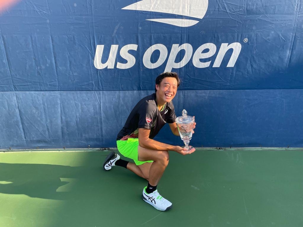 Coleman Wong, Hong Kong’s first two-time Grand Slam champion (2022) Photo credit: Hong Kong Tennis Association/Arckphoto